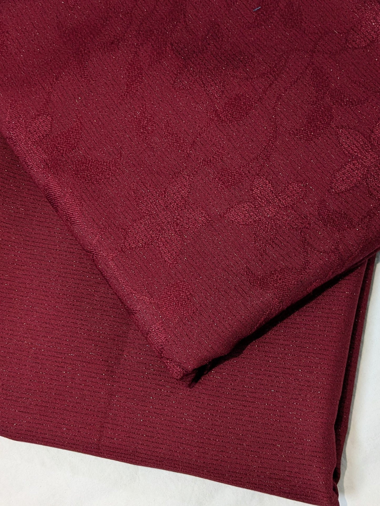 2PC ZARI LINE MOON LITE MARINA WINTER COLLECTION.      ( REDISH MAHRON) DESIGN _3