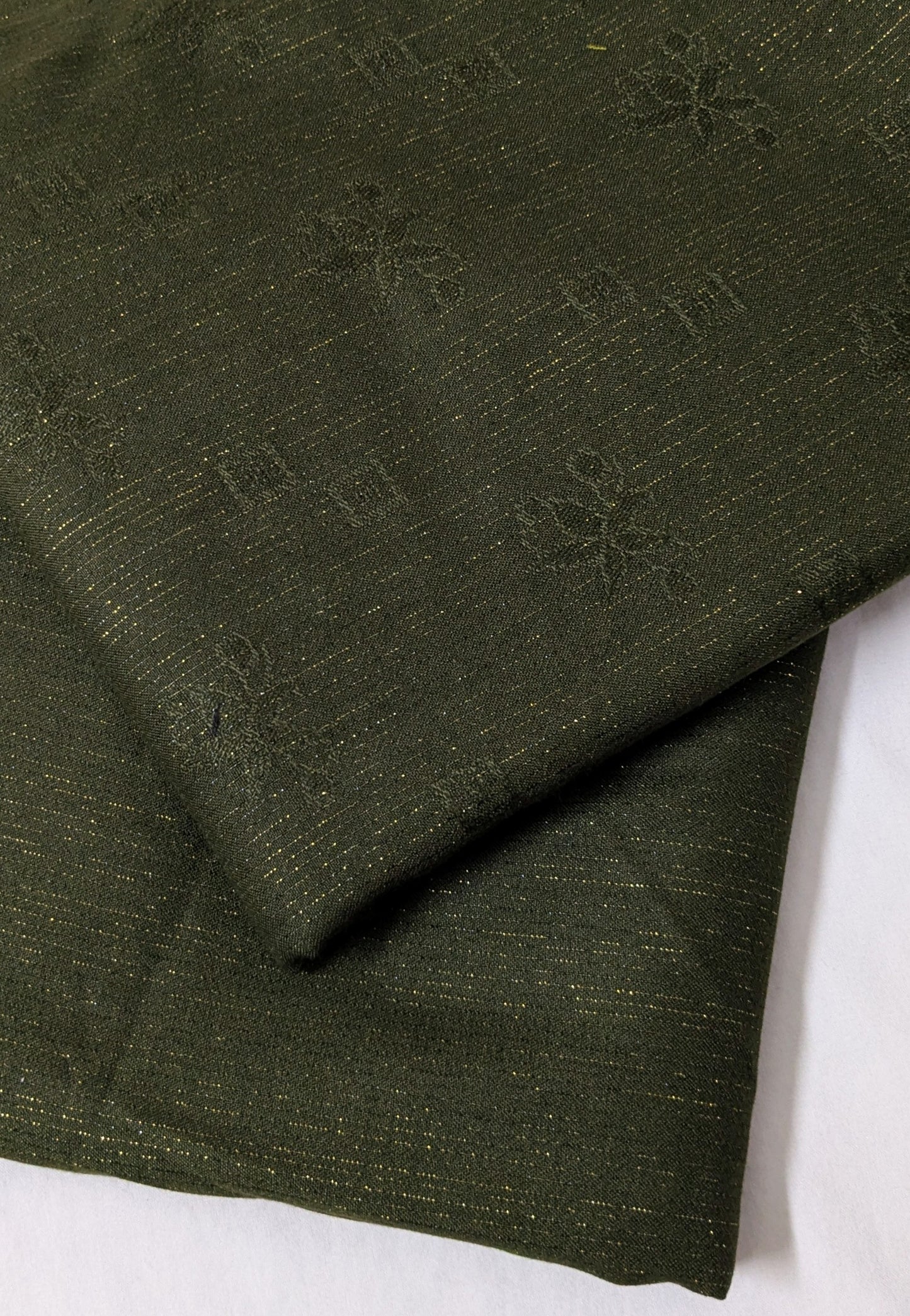 2PC ZARI LINE MOON LITE MARINA WINTER PREMIUM COLLECTION (DARK MHNDI)