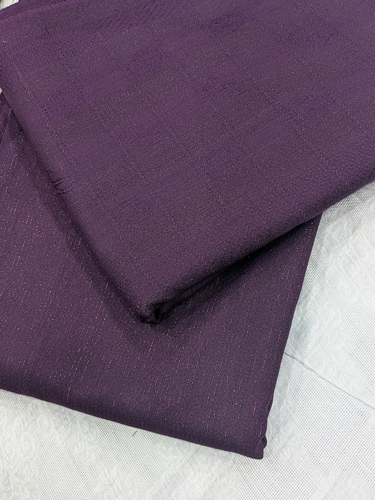 2PC ZARI LINE MOON LITE MARINA WINTER COLLECTION.     ( PURPLE) DESIGN _2