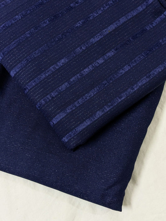 2PC ALPINE MOON LITE VELVET MARINA MOST DEMANDING WINTER COLLECTION 2025 ( NEVYBLUE)