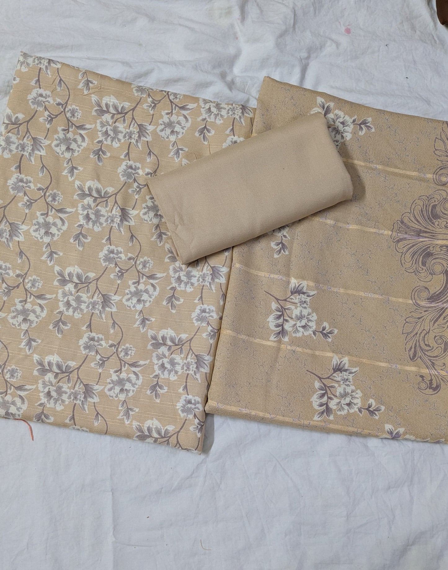 3PC MARINA PRINTED SUIT WINTER COLLECTION (SKIN COLOR)